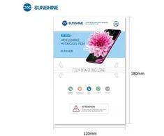 SUNSHINE SS-057A HD PVC lanksčios hidrogelinės plėvelės telefonams pakuotė 50 vnt.