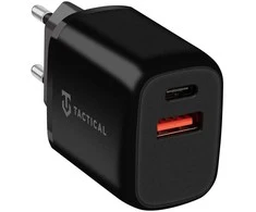 Tactical Base Plug Dual 20W Juodas tinklo įkroviklis