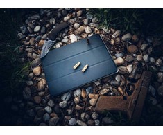 Tactical Book Tri Fold dėklas skirtas Xiaomi Redmi Pad SE 8,7" juodos spalvos