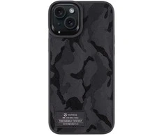 Dėklas Tactical Camo Troop dangtelis, skirtas Apple iPhone 15 Plus Juodas