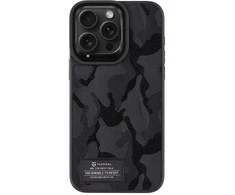 Dėklas Tactical Camo Troop dangtelis, skirtas Apple iPhone 15 Pro Max Juodas