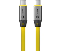 Tactical Fat Man 2.0 kabelis USB-C/USB-C 1m geltonos spalvos