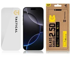 Tactical apsauginis stiklas Shield 2.5D skirtas Apple iPhone 16 Pro Max skaidrus