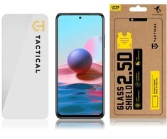 Tactical apsauginis stiklas Shield 2.5D skirtas Xiaomi Redmi Note 10 4G/10s skaidrus