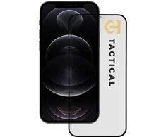 Tactical apsauginis stiklas Shield 5D skirtas Apple iPhone 12 Pro Max su juodos spalvos krašteliu
