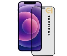 Tactical apsauginis stiklas Shield 5D skirtas Apple iPhone 12 mini su juodos spalvos krašteliu