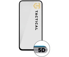 Tactical apsauginis stiklas Shield 5D skirtas Google Pixel 8a su juodos spalvos krašteliu