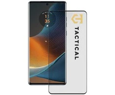 Tactical apsauginis stiklas Shield 5D skirtas Motorola Edge 50 Fusion su juodos spalvos krašteliu