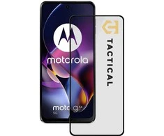 Tactical apsauginis stiklas Shield 5D skirtas Motorola G54 5G/Power Edition su juodos spalvos krašteliu