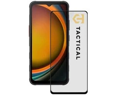 Tactical apsauginis stiklas Shield 5D skirtas Samsung Galaxy Xcover 7 su juodos spalvos krašteliu