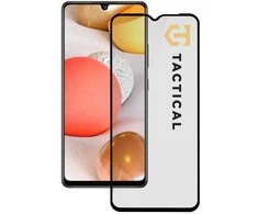 Tactical apsauginis stiklas Shield 5D skirtas Samsung Galaxy M12/A32 5G/A12/A02s su juodos spalvos krašteliu