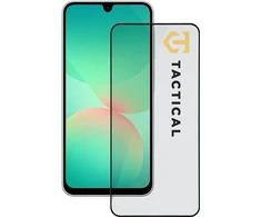 Tactical Taktinis stiklinis apsauginis dėklas 5D, skirtas „Samsung Galaxy A27 5G“ (Juodas)
