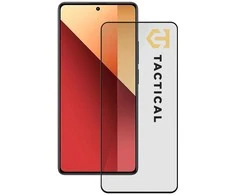 Tactical apsauginis stiklas Shield 5D skirtas Xiaomi Redmi Note 13 Pro 4G/5G / Poco X6 5G su juodos spalvos krašteliu