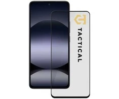 Tactical apsauginis stiklas Shield 5D skirtas Xiaomi Redmi Note 14 4G/5G su juodos spalvos krašteliu