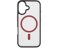 Tactical MagForce Hyperstealth 2.0 dėklas telefonui Apple iPhone 16 juodos ir raudonos spalvos