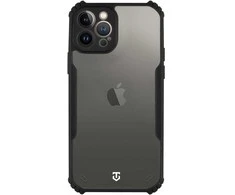 Dėklas Tactical Quantum Stealth dangtelis, skirtas Apple iPhone 12 Pro skaidrus/juodas