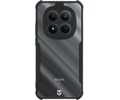 Tactical Quantum Stealth dėklas skirtas Xiaomi Redmi Note 15 Pro+ 5G/Poco M8 Pro skaidrus/juodos spalvos