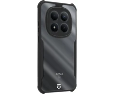 Tactical Quantum Stealth dėklas skirtas Xiaomi Redmi Note 15 Pro+ 5G/Poco M8 Pro skaidrus/juodos spalvos