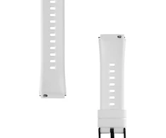 Tactical Quick Release Silicone apyrankė 18mm baltos spalvos