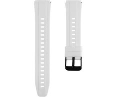 Tactical Quick Release Silicone apyrankė 18mm baltos spalvos