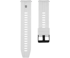 Tactical Quick Release silikoninė apyrankė 22mm baltos spalvos