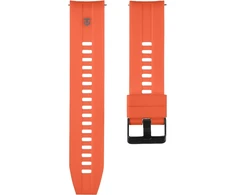 Tactical Quick Release Silicone Band 24mm oranžinės spalvos