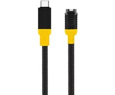 Tactical Recce 3:20 cable for Garmin USB-C juoda/geltona