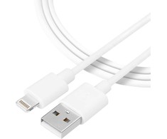 Tactical Smooth Thread Kabelis USB-A/Lightning 2m baltos spalvos