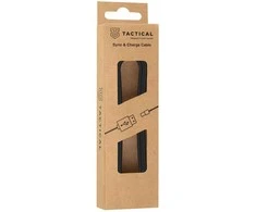 Tactical Smooth Thread kabelis USB-A/USB-C 1m juodos spalvos