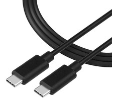Tactical Smooth Thread kabelis USB-C/USB-C 1m juodos spalvos