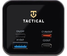 Tactical Squad Battalion 65W 20000 mAh – aukštos galios powerbank: 65W USB‑C, 2× USB‑C + USB‑A, TFT ekranas, aliuminio korpusas ir ekologiška pakuotė.