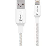 Tactical Stitch Thread Cable USB-A/Lightning 0.3m Baltas (Damaged Package) (Pažeista pakuotė)