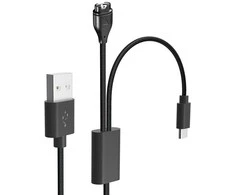 Tactical USB įkrovimo ir duomenų kabelis 2in1 Garmin Fenix 7 + USB-C