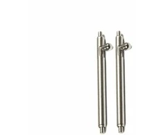 Tactical Watch Pin Stainless Steel 22mm laikrodžio apyrankės adatėlės 2vnt sidabro spalvos