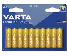 Varta Ilgaamžės AA baterijos 10 vnt.