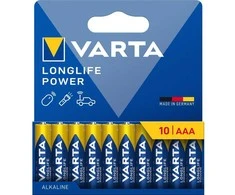 Varta Longlife Power AA baterijos, 10 vnt.