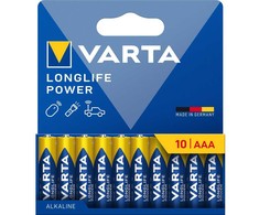 Varta Longlife Power AAA baterijos, 10 vnt.