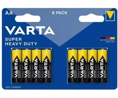 Varta Super Heavy Duty AA baterija 8vnt