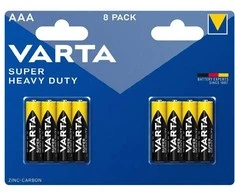 Varta Super Heavy Duty AAA baterija 8vnt