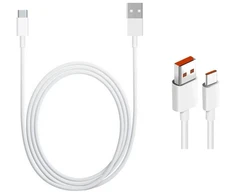 Xiaomi Original USB-C Data Cable 4A 1m Baltas (Bulk)