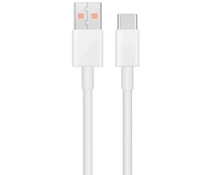 „Xiaomi“ originalus USB-C duomenų kabelis 6A, 1 m baltas (paslaugų paketas)