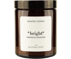 The Olphactory Bright Oranžinis &amp; Cinnamon Oranžinis Scented Candle, 360 g