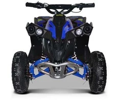 Vaikiškas elektrinis keturratis MUKUTISRIDES BlazeRider 1000W 36V (mėlynas)