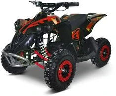 Vaikiškas elektrinis keturratis MUKUTISRIDES BlazeRider 1000W 36V (raudonas)