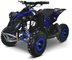 Vaikiškas elektrinis keturratis MUKUTISRIDES BlazeRider 1000W 36V (mėlynas)