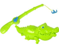 Lean Cars Lean Toys Vonios žaislas žvejybos rinkinys su meškere