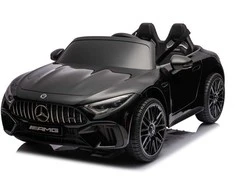 Vaikiškas elektromobilis MUKUTISRIDES Mercedes-Benz SL63 (juodas, dvivietis)