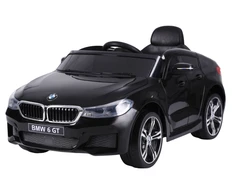 Vaikiškas elektromobilis MUKUTISRIDES BMW 6 GT (juodas, vienvietis)