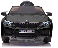 Vaikiškas elektromobilis MUKUTISRIDES BMW M5 DRIFT (juodas, vienvietis)