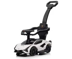 Paspiriama mašinėlė su rankena Lamborghini Sian baltas